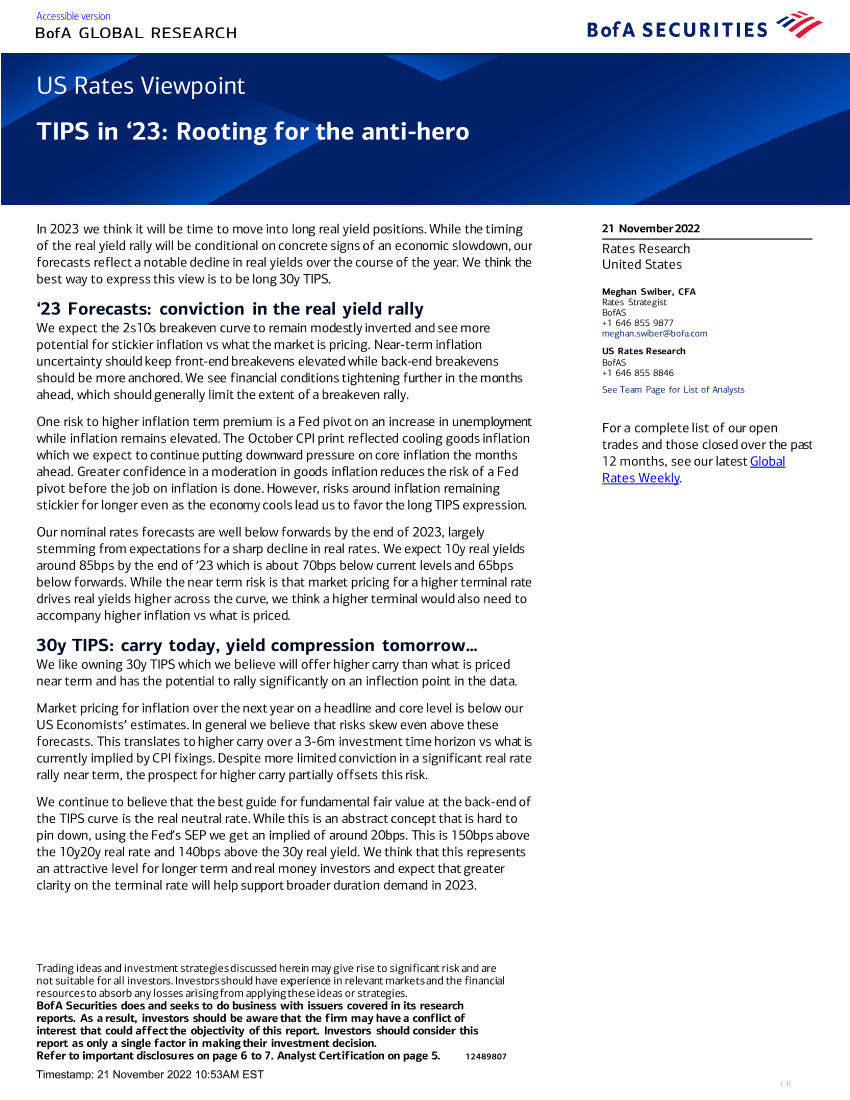 BofA Global Research-US Rates Viewpoint TIPS in ‘23 Rooting for the anti-hero-99299448BofA Global Research-US Rates Viewpoint TIPS in ‘23 Rooting for the anti-hero-99299448_1.png